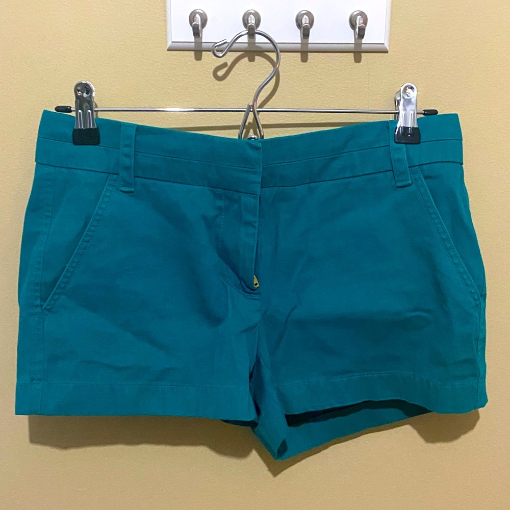 Teal Jcrew Chino Short 3” inseam